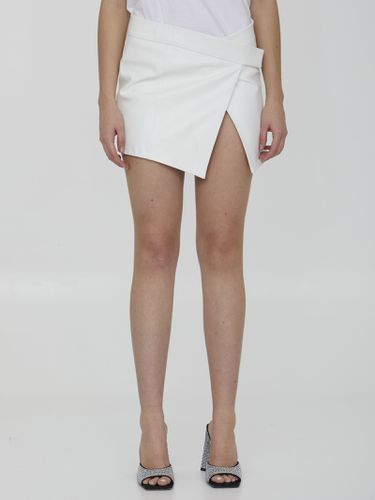 The Attico Cloe Leather Skirt - The Attico - Modalova