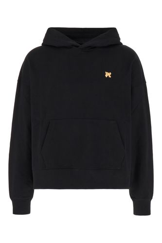 Palm Angels Black Cotton Sweatshirt - Palm Angels - Modalova