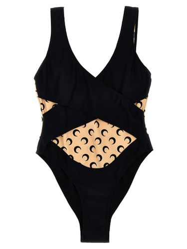 All Over Moon One-piece Swimsuit - Marine Serre - Modalova