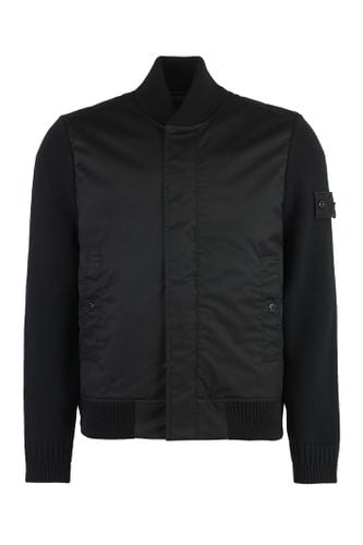 Stone Island Wool Bomber Jacket - Stone Island - Modalova