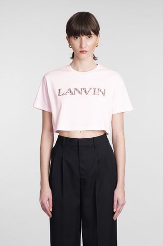 Lanvin T-shirt In Rose-pink Cotton - Lanvin - Modalova