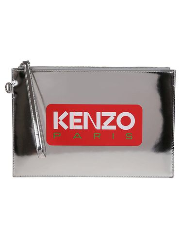 Kenzo Large Logo Printed Clutch Bag - Kenzo - Modalova