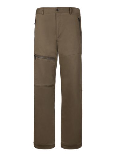 Moncler Khaki Cotton Trousers - Moncler - Modalova