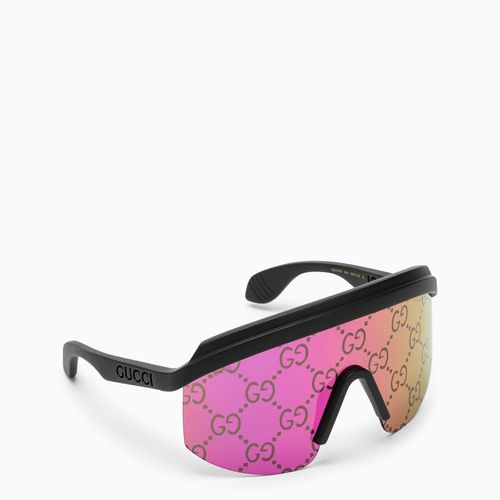 Black/pink Gg Mask Sunglasses - Gucci Eyewear - Modalova
