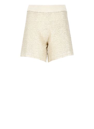 Shorts In Laminated Linen-cotton Mélange Yarn - Peserico - Modalova