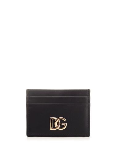 Smooth Leather Card Case - Dolce & Gabbana - Modalova