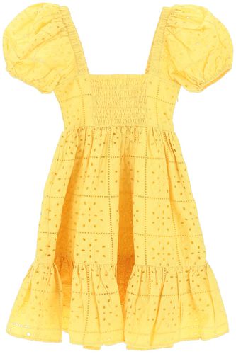 Ganni Broderie Mini Dress - Ganni - Modalova