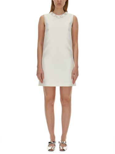 Mini Duchesse Dress With Crystals - Versace - Modalova