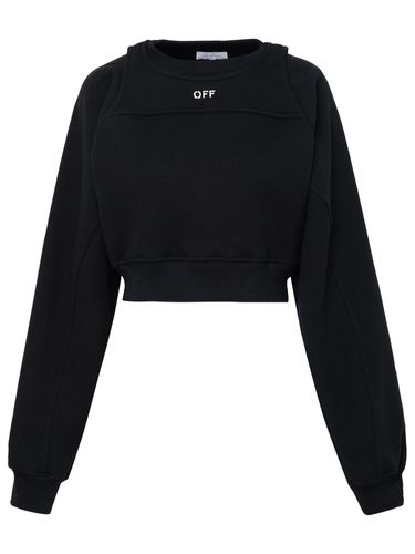 Off-White Black Cotton Hoodie - Off-White - Modalova