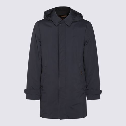 Moorer Navy Blue Coat - Moorer - Modalova