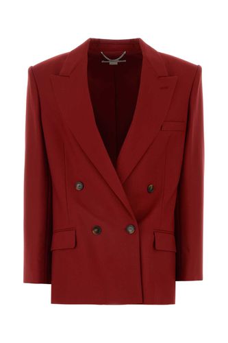 Burgundy Wool Blazer - Stella McCartney - Modalova