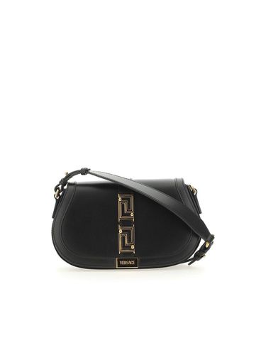 Greca Fold-over Crossbody Bag - Versace - Modalova