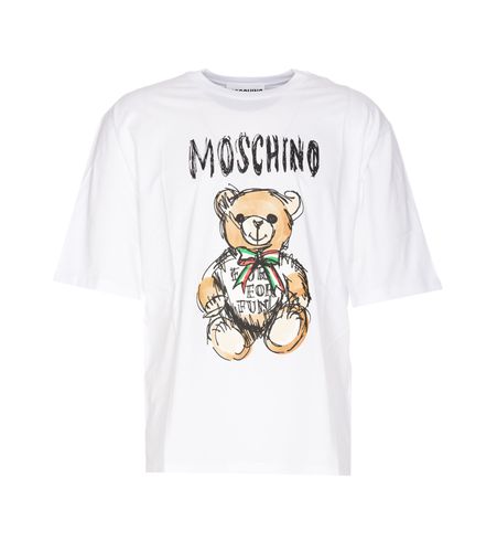 Moschino Drawn Teddy Bear T-shirt - Moschino - Modalova