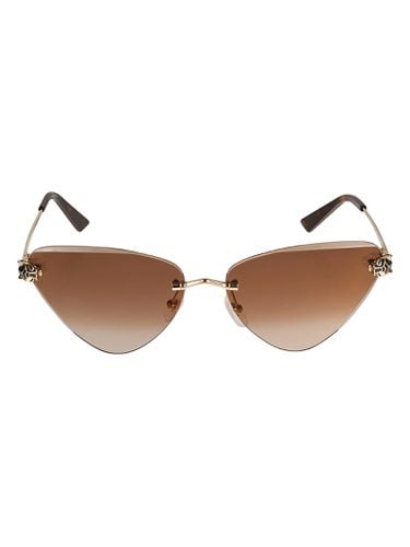 Cat-eye Classic Sunglasses - Cartier Eyewear - Modalova