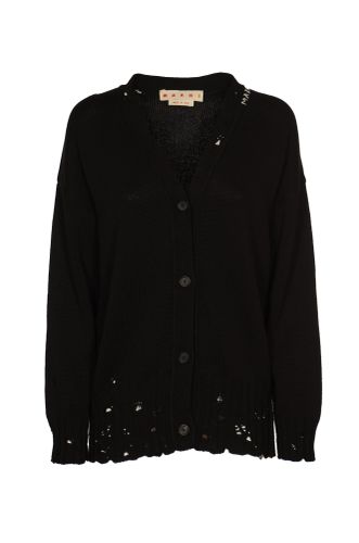 Marni Black Cotton Knitwear - Marni - Modalova