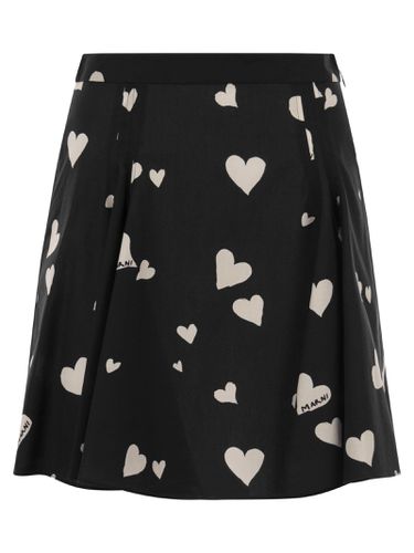 Marni Skirt With Heart Motif - Marni - Modalova