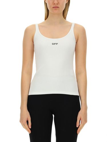 Off-White Tank Top With Logo - Off-White - Modalova