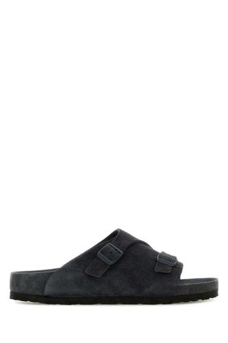 Charcoal Suede Zã¼rich Slippers - Birkenstock - Modalova