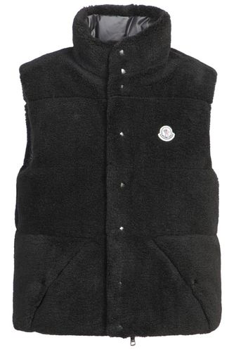 Moncler Reversible Logo Patch Vest - Moncler - Modalova