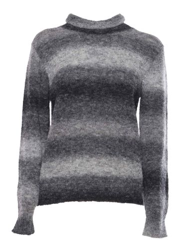 Printed Effect Turtleneck Sweater - Kangra - Modalova