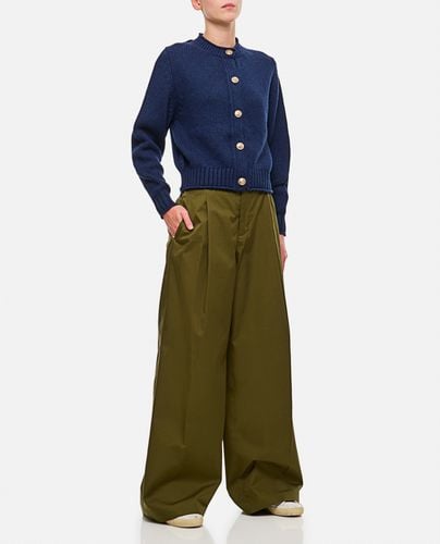 Frame Pleated Wide Leg Pant - Frame - Modalova