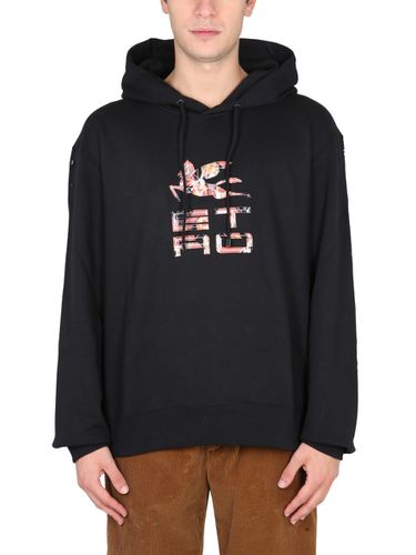 Etro Sweatshirt With Logo Patch - Etro - Modalova