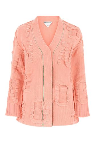 Pink Chenille Cardigan - Bottega Veneta - Modalova