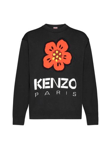 Kenzo Long Sleeve Crew-neck Sweater - Kenzo - Modalova