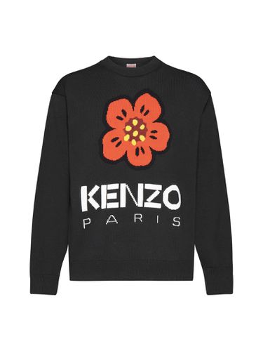 Kenzo Long Sleeve Crew-neck Sweater - Kenzo - Modalova