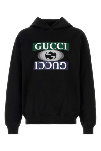 Gucci Black Cotton Sweatshirt - Gucci - Modalova