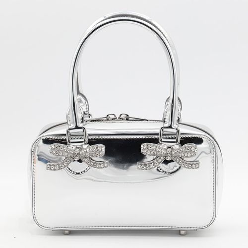 Self-portrait Silver Top Handle Bag - self-portrait - Modalova