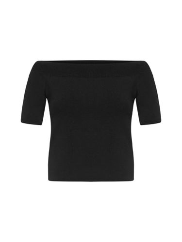 Off The Shoulder Knit Top - Alexander McQueen - Modalova