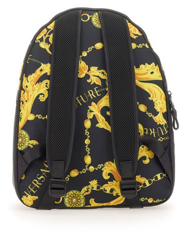 Chain Couture Nylon Print Backpack - Versace Jeans Couture - Modalova