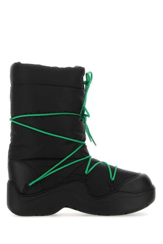 Black Nylon Puddle Bomber Boots - Bottega Veneta - Modalova