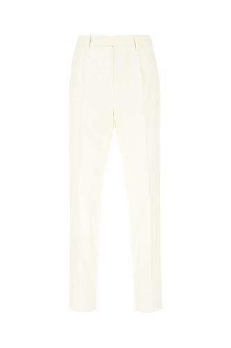 Zegna Cream Wool Pants - Zegna - Modalova