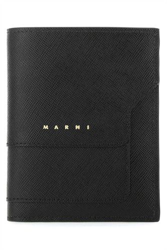 Marni Black Leather Wallet - Marni - Modalova