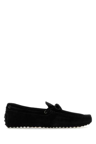 Tod's Black Suede Loafers - Tod's - Modalova