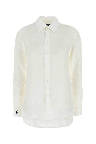 Linen Oversize Shirt - Polo Ralph Lauren - Modalova