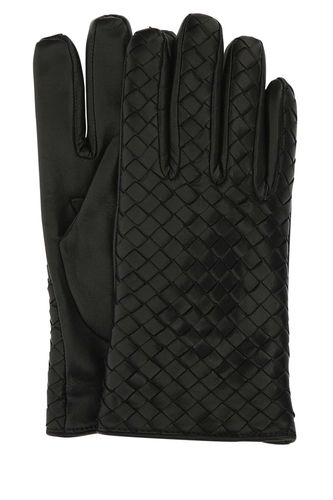 Bottega Veneta Black Leather Gloves - Bottega Veneta - Modalova