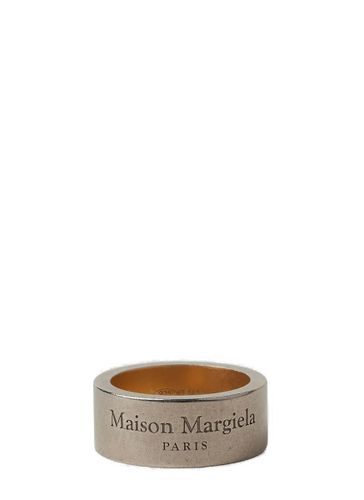 Maison Margiela Logo Engraved Ring - Maison Margiela - Modalova