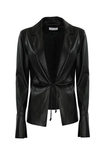 Leather Effect Shirt Jacket - Patrizia Pepe - Modalova