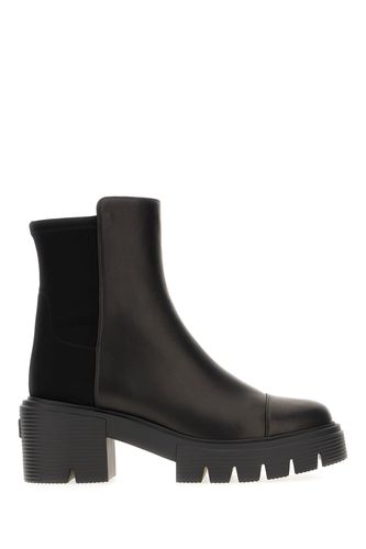 Nappa Leather And Fabric Soho Ankle Boots - Stuart Weitzman - Modalova