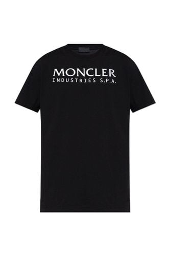 Logo Printed Crewneck T-shirt - Moncler - Modalova