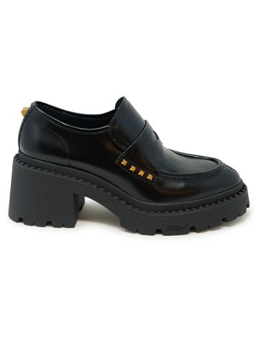Ash Black Leather Loafers - Ash - Modalova