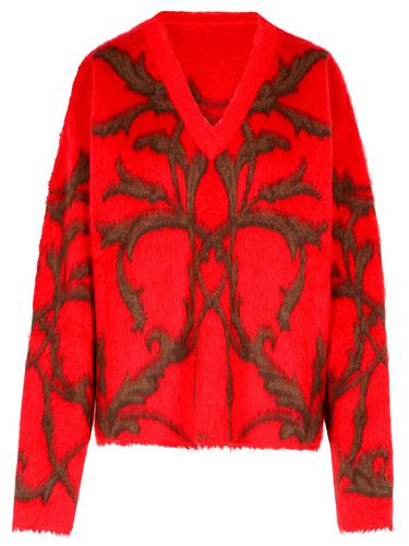 Virgin Wool Blend Sweater - Versace - Modalova