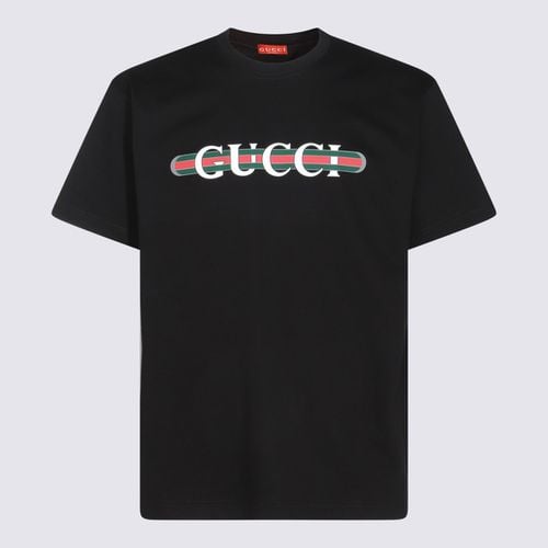 Gucci Black Cotton T-shirt - Gucci - Modalova