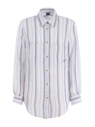 Fay Striped Shirt - Fay - Modalova