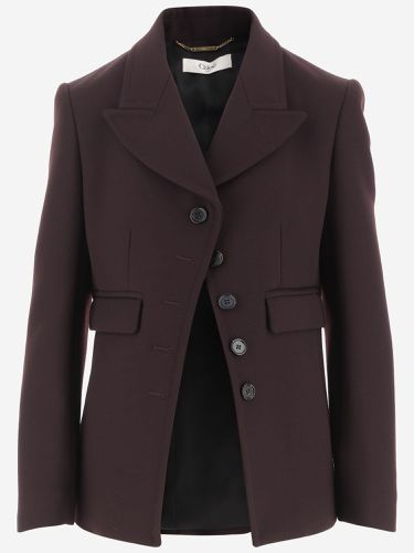 Chloé Herringbone Wool Jacket - Chloé - Modalova