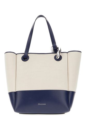 J. W. Anderson Two-tone Canvas And Leather Corner Shopping Bag - J.W. Anderson - Modalova