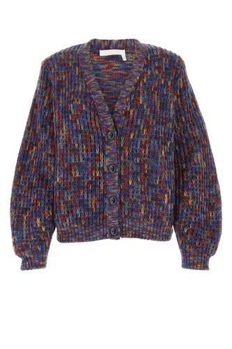 Multicolor Wool Blend Cardigan - Chloé - Modalova
